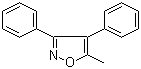5-甲基-3,4-二苯基异噁唑分子结构 (CAS 37928-17-9)