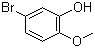 5-溴-2-甲氧基苯酚分子结构 (CAS 37942-01-1)