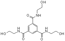 structure of CAS# 37988-18-4, N,N',N''-三(2-羟基乙基)-1,3,5-苯三甲酰胺