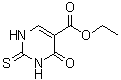 1,2,3,4-四氢-4-氧代-2-硫代-5-嘧啶羧酸乙酯分子结构 (CAS 38026-46-9)