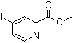 4-碘吡啶-2-甲酸甲酯分子结构 (CAS 380381-28-2)