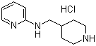 N-(哌啶-4-基甲基)吡啶-2-胺盐酸盐分子结构 (CAS 380396-49-6)
