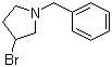 3-溴-1-苄基吡咯烷分子结构 (CAS 38042-74-9)
