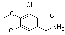 structure of CAS# 38057-59-9, 3,5-二氯-4-甲氧基苯甲胺盐酸盐