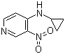 N-环丙基-4-氨基-3-硝基吡啶分子结构 (CAS 380605-28-7)