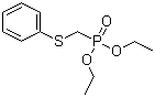 苯硫基甲基膦酸二乙酯分子结构 (CAS 38066-16-9)