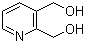 吡啶-2,3-二甲醇分子结构 (CAS 38070-79-0)