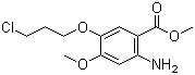 2-氨基-5-(3-氯丙氧基)-4-甲氧基苯甲酸甲酯分子结构 (CAS 380844-26-8)