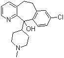structure of CAS# 38089-93-9, 8-Chloro-6,11-dihydro-11-(1-methyl-4-piperidinyl)-5H-benzo[5,6]cyclohepta[1,2-b]pyridin-11-ol