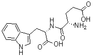 structure of CAS# 38101-59-6, L-Glutamyl-L-tryptophan