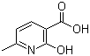 2-羟基-6-甲基烟酸分子结构 (CAS 38116-61-9)