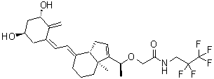 Pefcalcitol分子结构 (CAS 381212-03-9)