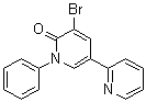 structure of CAS# 381248-06-2, 3-溴-5-(2-吡啶基)-1-苯基-1,2-二氢吡啶-2-酮