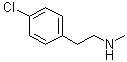 4-氯-N-甲基苯乙胺分子结构 (CAS 38171-31-2)
