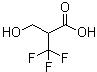 structure of CAS# 382-43-4, 3-羟基-2-(三氟甲基)丙酸
