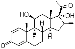 structure of CAS# 382-67-2, 去羟米松
