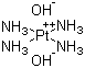 四氨合氢氧化铂分子结构 (CAS 38201-97-7)