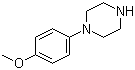 structure of CAS# 38212-30-5, 1-(4-Methoxyphenyl)piperazine