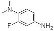 structure of CAS# 3824-31-5, 2-氟-N1,N1-二甲基-1,4-苯二胺