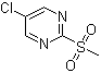 structure of CAS# 38275-47-7, 2-(甲磺酰基)-5-氯嘧啶