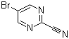 5-溴-2-氰基嘧啶分子结构 (CAS 38275-57-9)