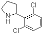 2-(2,6-二氯苯基)吡咯烷分子结构 (CAS 383127-39-7)