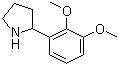 2-(2,3-二甲氧基苯基)吡咯烷分子结构 (CAS 383127-41-1)