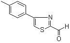 structure of CAS# 383143-86-0, 4-(4-Methylphenyl)-2-thiazolecarboxaldehyde