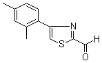 4-(2,4-二甲基苯基)-2-噻唑甲醛分子结构 (CAS 383143-90-6)