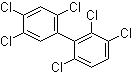 2,2',3,4',5',6-六氯联苯分子结构 (CAS 38380-04-0)