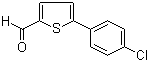 structure of CAS# 38401-71-7, 5-(4-氯苯基)噻吩-2-甲醛