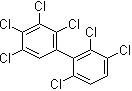 CAS # 38411-25-5, 2,2',3,3',4,5,6'-Heptachloro-1,1'-biphenyl, 2,3,6,2',3',4',5'-Heptachlorobiphenyl, PCB 174