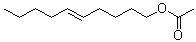 (E)-5-癸烯-1-醇乙酸酯分子结构 (CAS 38421-90-8)