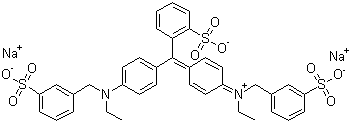structure of CAS# 3844-45-9, 食用色素亮蓝