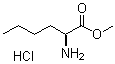 structure of CAS# 3844-54-0, Methyl L-norleucinate hydrochloride