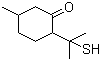structure of CAS# 38462-22-5, 硫代薄荷酮