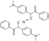 structure of CAS# 38465-55-3, 双(4-二甲氨基二硫代二苯乙二酮)合镍