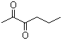 structure of CAS# 3848-24-6, 2,3-己二酮