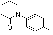 1-(4-碘苯基)-2-哌啶酮分子结构 (CAS 385425-15-0)