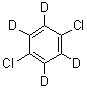 structure of CAS# 3855-82-1, 1,4-二氯苯-d<sub>4</sub>