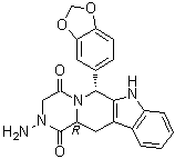 structure of CAS# 385769-84-6, 氨基他达拉非
