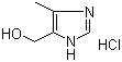 structure of CAS# 38585-62-5, 4-甲基-5-羟甲基咪唑盐酸盐