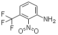 structure of CAS# 386-71-0, 2-硝基-3-(三氟甲基)苯胺