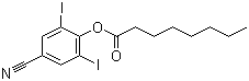 structure of CAS# 3861-47-0, Ioxynil octanoate