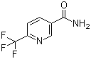 6-(三氟甲基)烟酰胺分子结构 (CAS 386715-35-1)