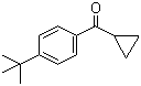 structure of CAS# 38675-79-5, 4-tert-Butylphenyl cyclopropyl ketone