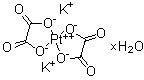 structure of CAS# 38685-12-0, 二草酸铂酸二钾盐水合物