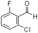 2-氯-6-氟-苯甲醛分子结构 (CAS 387-45-1)