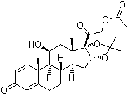 CAS 登录号：3870-07-3, 醋酸曲安奈德