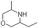structure of CAS# 38711-87-4, 3-乙基-5-甲基吗啉